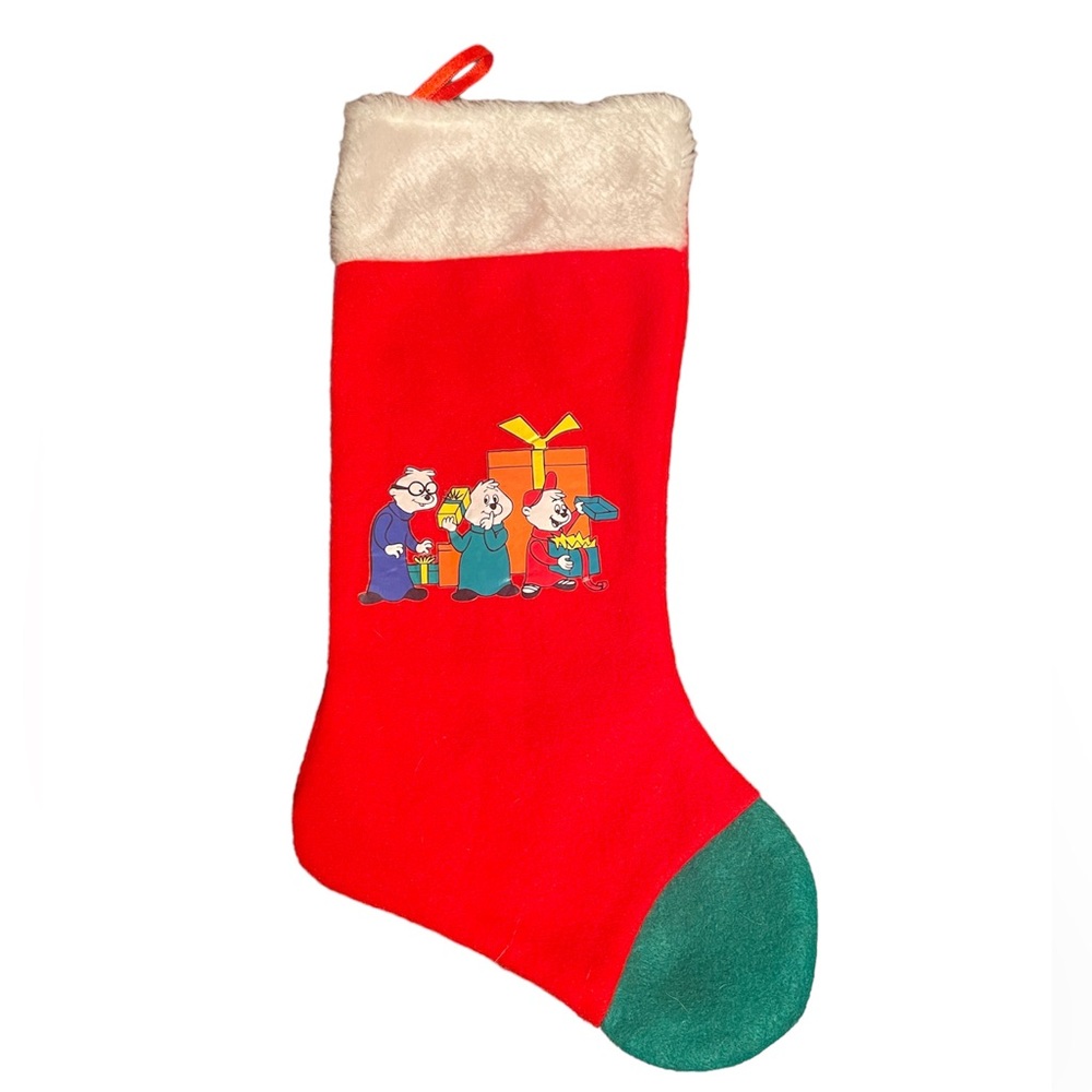 Vintage Alvin and the Chipmunks Christmas Stocking